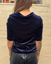 Load image into Gallery viewer, M.A. Dainty Patti Top Navy