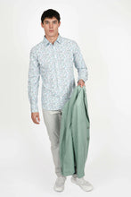 Load image into Gallery viewer, James Harper JHJ117 Peak Lapel Blazer Sage