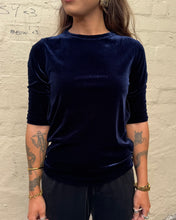 Load image into Gallery viewer, M.A. Dainty Patti Top Navy