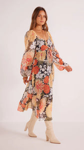 MINKPINK Clementine Midi Dress Vintage Floral