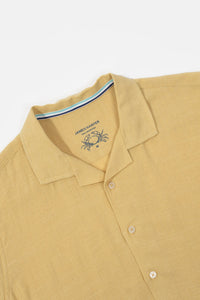 James Harper JHS502 Cuban Collar Shirt Butter