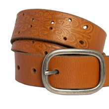 Load image into Gallery viewer, Loop Leather Co Alexis Leather Belt New Chestnut