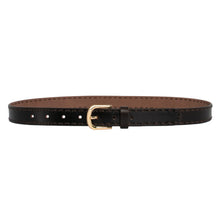 Load image into Gallery viewer, Loop Leather Co Clare Leather Belt Chocolate