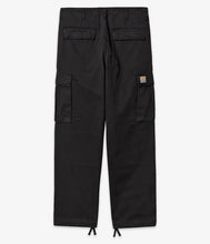 Load image into Gallery viewer, Carhartt WIP Regular Cargo Pant Black Garment Dyed