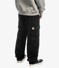Load image into Gallery viewer, Carhartt WIP Regular Cargo Pant Black Garment Dyed