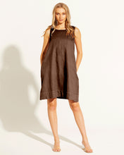 Load image into Gallery viewer, Fate + Becker Storyteller Shift Dress Chocolate
