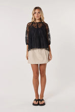 Load image into Gallery viewer, Fate + Becker Odyssey Lace Blouse Black