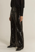 Load image into Gallery viewer, Fate + Becker Rayne Sequin Pants Black