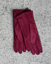 Load image into Gallery viewer, Cinnamon Creations GL031 Faux Leather Glove Burgundy