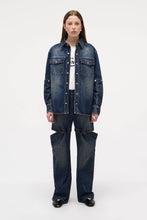 Load image into Gallery viewer, Neuw Denim Cut Loose Denim Shacket Indigo