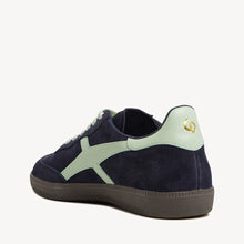 Load image into Gallery viewer, Goodsole Crossroads Sneaker Navy/ Green Suede