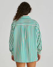 Load image into Gallery viewer, Sass Clothing Henri Shirt Green Stripe