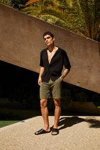 Load image into Gallery viewer, Neuw Denim Lou Linen Boxer Short Military
