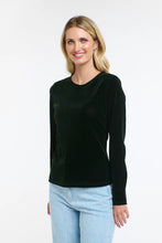 Load image into Gallery viewer, 365 Days Velvet Underground Top Dark Green