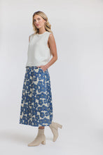 Load image into Gallery viewer, 365 Days Denim Daisy Skirt Cream/ Denim