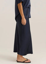 Load image into Gallery viewer, Sass Clothing Jasper Slip Skirt Navy