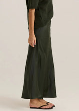 Load image into Gallery viewer, Sass Clothing Jasper Slip Skirt Olive Green