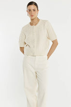 Load image into Gallery viewer, Sass Clothing Gia Cable Cardi Cream