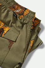 Load image into Gallery viewer, Brixton Everyday Hybrid Short 7" Olive Surplus Floral