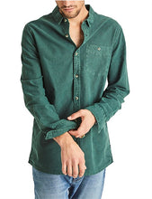Load image into Gallery viewer, Rolla&#39;s Men At Work Cord Shirt Trade Green
