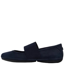 Load image into Gallery viewer, Camper Right Nina Blue Nubuck Womens Ballet Flat