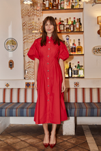 Load image into Gallery viewer, Barry Made Johnson Dress Red