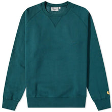 Load image into Gallery viewer, Carhartt WIP Chase Sweat Botanic/Gold