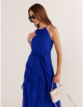 Load image into Gallery viewer, MINKPINK Marina Frill Maxi Dress Sapphire Blue
