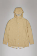 Load image into Gallery viewer, RAINS Unisex Rain Jacket Sand