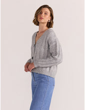 Load image into Gallery viewer, Staple The Label Wilmer Cardigan Grey Marle