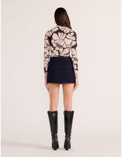 Load image into Gallery viewer, MINKPINK Persephone Mesh Skivvy Top Black Floral