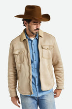 Load image into Gallery viewer, Brixton Durham Reserve Vegan Shearling Jacket Sand
