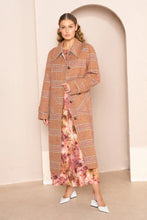 Load image into Gallery viewer, Kachel Holly Coat Honey Check