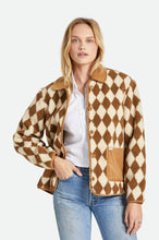 Load image into Gallery viewer, Brixton Wylie Sherpa Jacket Washed Copper
