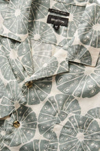 Load image into Gallery viewer, Brixton Bunker Slub S/S Woven Whitecap/Chinois Green