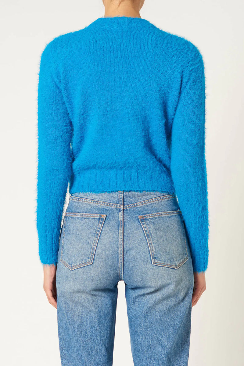 Weekday Knitted Jumper In Cobalt in Blue