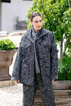 Load image into Gallery viewer, M. A. Dainty Croft Jacket Grey Snake