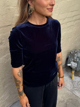 Load image into Gallery viewer, M.A. Dainty Patti Top Navy