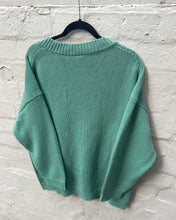 Load image into Gallery viewer, M. A. Dainty Cradle Jumper Green Apple