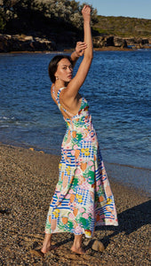 MINKPINK Al Fresco Midi Dress Picnic Print