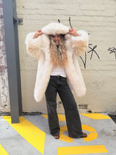 Load image into Gallery viewer, Cinnamon Creations F109 Fluffy Hooded Jacket Ivory
