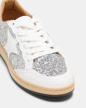 Load image into Gallery viewer, Just Bee Cozzy White/ Silver Glitter