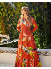 Load image into Gallery viewer, Benta Studio Longo Dress Insectos