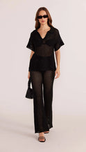Load image into Gallery viewer, MINKPINK Gayla Crochet Top Black