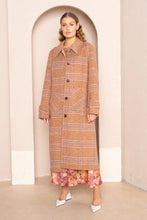 Load image into Gallery viewer, Kachel Holly Coat Honey Check