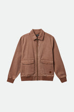 Load image into Gallery viewer, Brixton Dillinger Station Jacket Sepia Sol Wash
