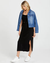 Load image into Gallery viewer, Sass Clothing Roxanne Belted Midi Dress Black