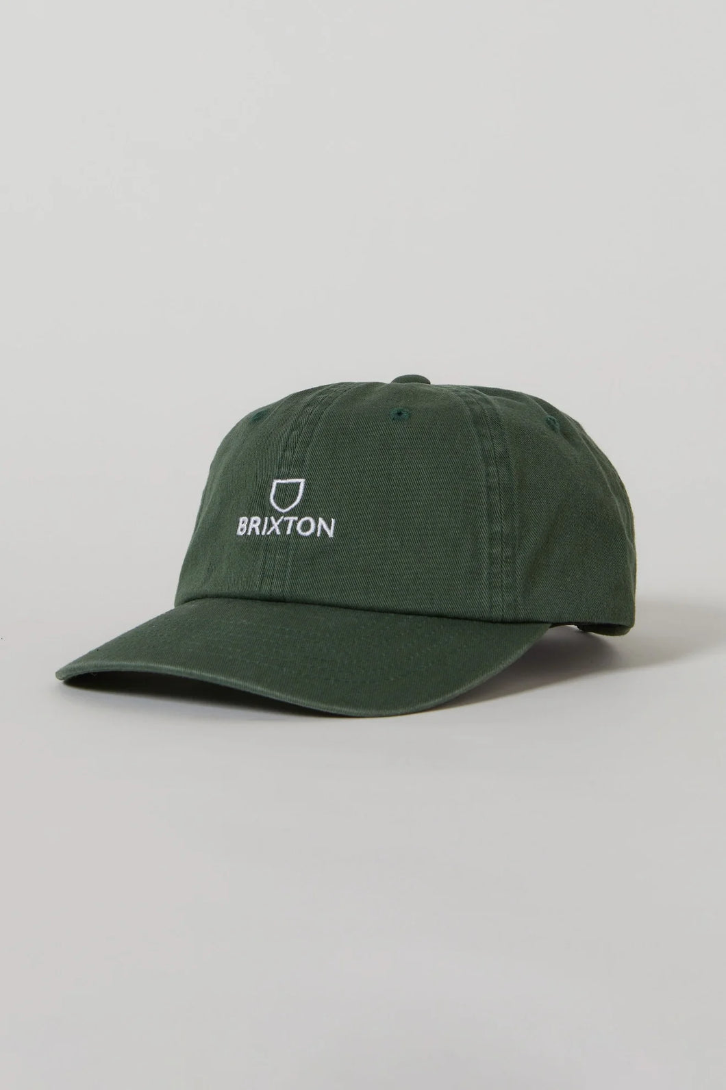 Brixton Alpha LP Adjustable Hat Trekking Green Vintage Wash