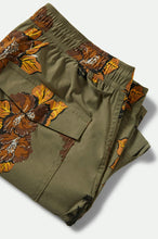 Load image into Gallery viewer, Brixton Everyday Hybrid Short 7" Olive Surplus Floral