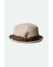 Load image into Gallery viewer, Brixton Gain Fedora Hat Oatmeal
